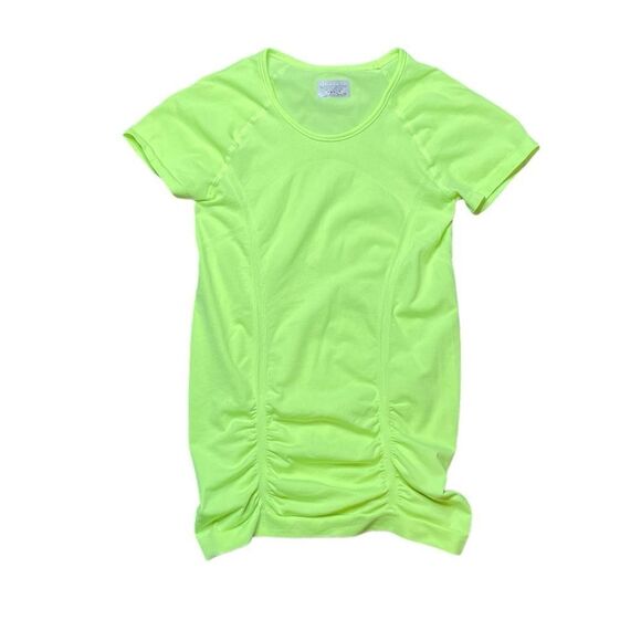ATHLETA FASTEST TRACK T-SHIRT NEON LIME SIZE XS - Picture 1 of 5